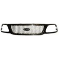 Sherman Parts Sherman Parts SHE579-99-6 Grille with Honeycomb for 1999-2003 Ford F150-F250 LD Pickup; Black SHE579-99-6